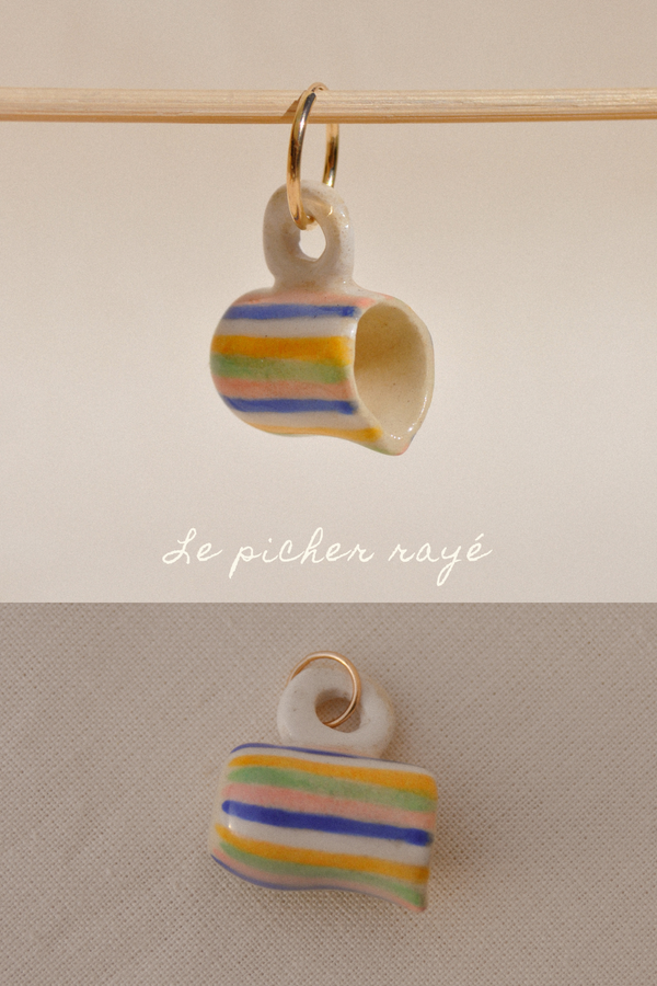 Dessine-moi un souvenir - Pendentif ou Monoboucle d'oreille - Pièces uniques
