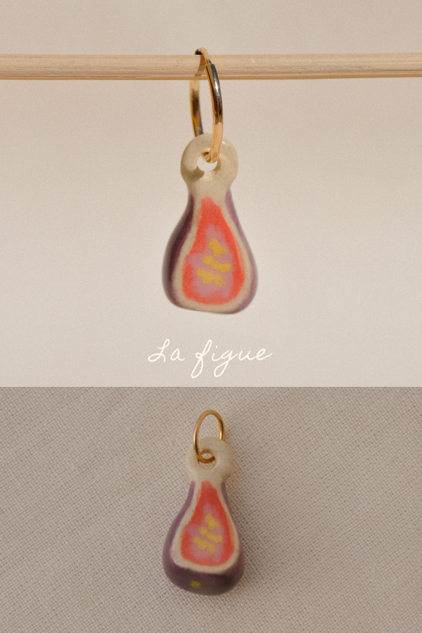 Dessine-moi un souvenir - Pendentif ou Monoboucle d'oreille - Pièces uniques