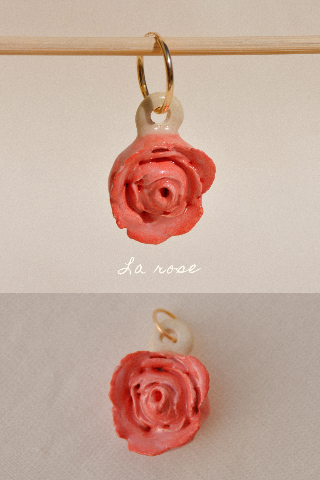 Dessine-moi un souvenir - Pendentif ou Monoboucle d'oreille - Pièces uniques