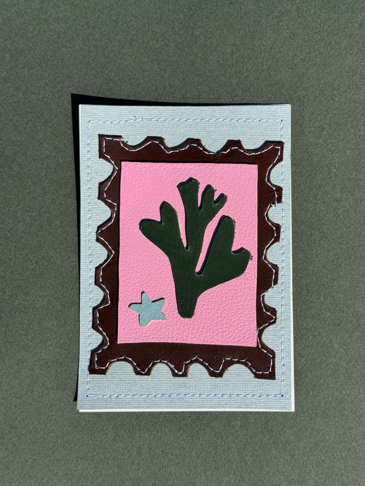 L'algue - Médaillon + Carte postale