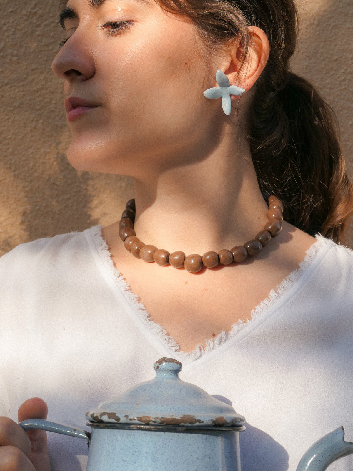 Jasmin - Boucles d'oreilles